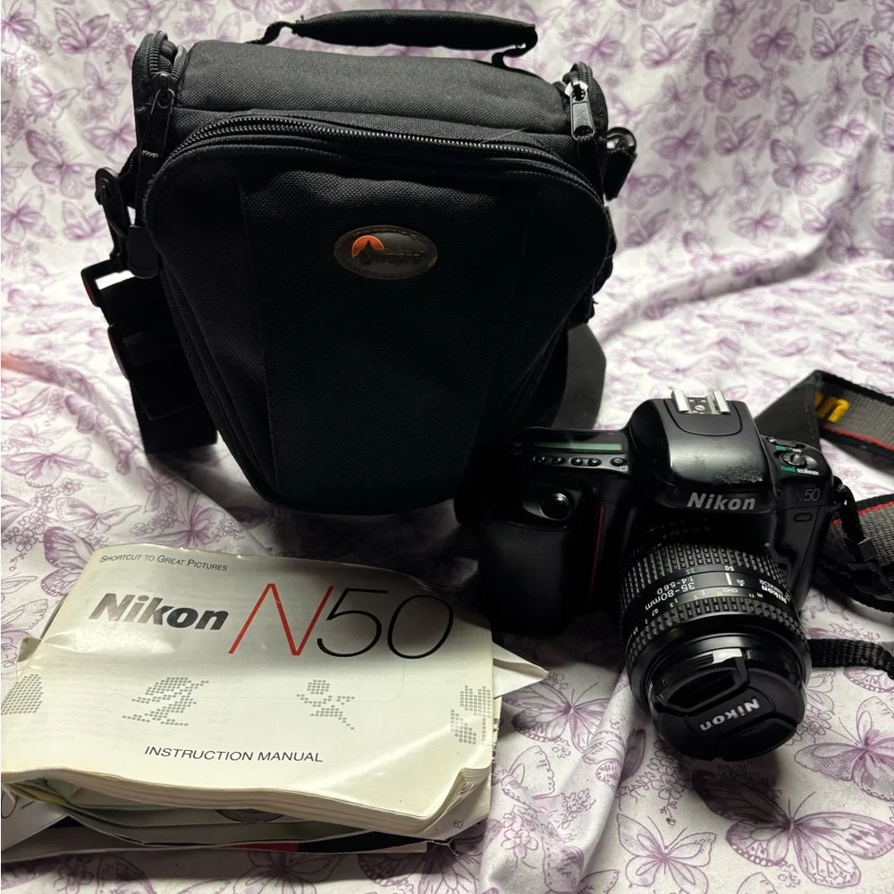 Vintage Nikon N50 SLR 35mm Film Camera
